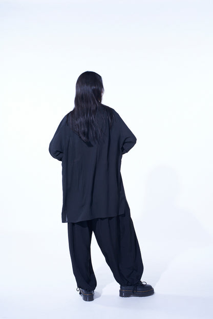 CREPE de CHINE BALLOON PANTS