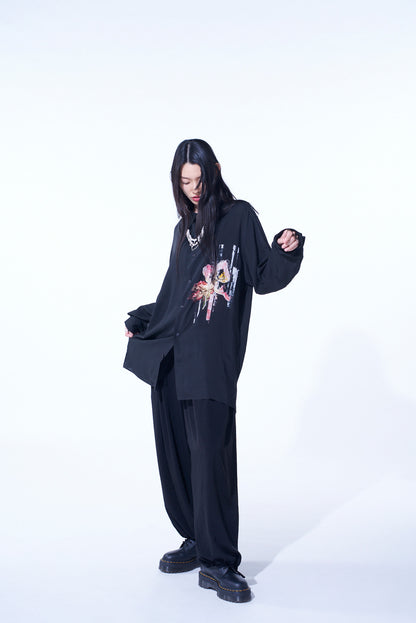 CREPE de CHINE BALLOON PANTS