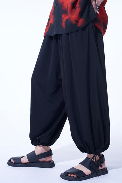 CREPE de CHINE BALLOON PANTS