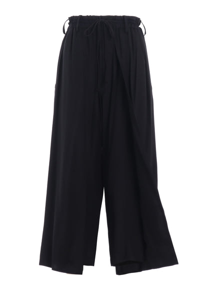 RAYON TWILL LAYERED PANTS