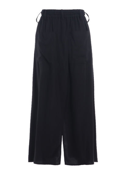 RAYON TWILL LAYERED PANTS