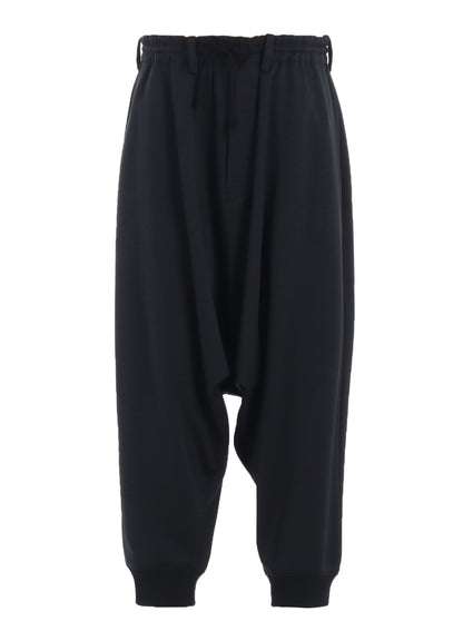 PE/SMOOTH JERSEY RIBBED HEMS BALLOON SARUEL PANTS