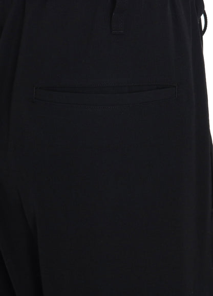 WASHER WOOL GABARDINE KNEE TUCK MILITARY PANTS