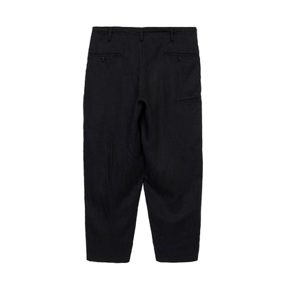 S’YTE × GDC Collaborate Collection- VINTAGE LINEN CHINO CLOTH OCTAGON STAR EMBROIDERY WAIST-STRING PANTS