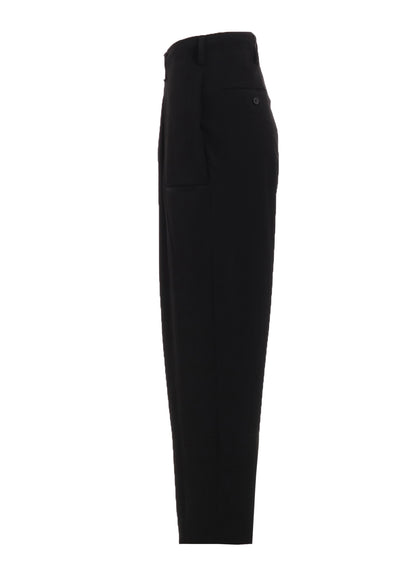 CREPE de CHINE SIde TUCK TROUSERS