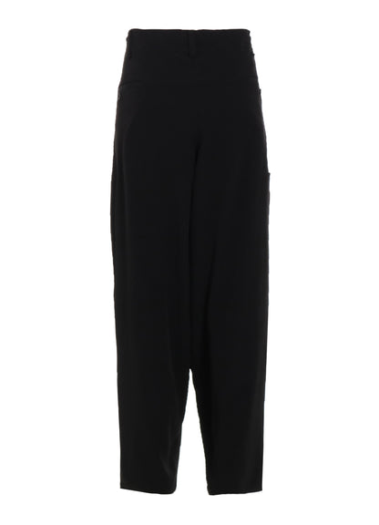 CREPE de CHINE SIde TUCK TROUSERS