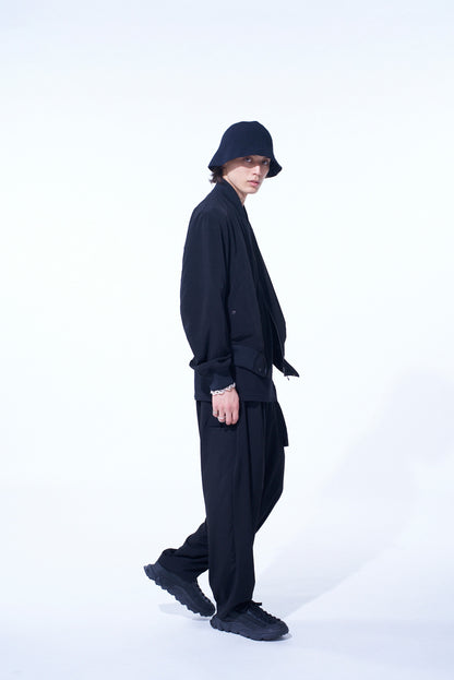 CREPE de CHINE SIde TUCK TROUSERS
