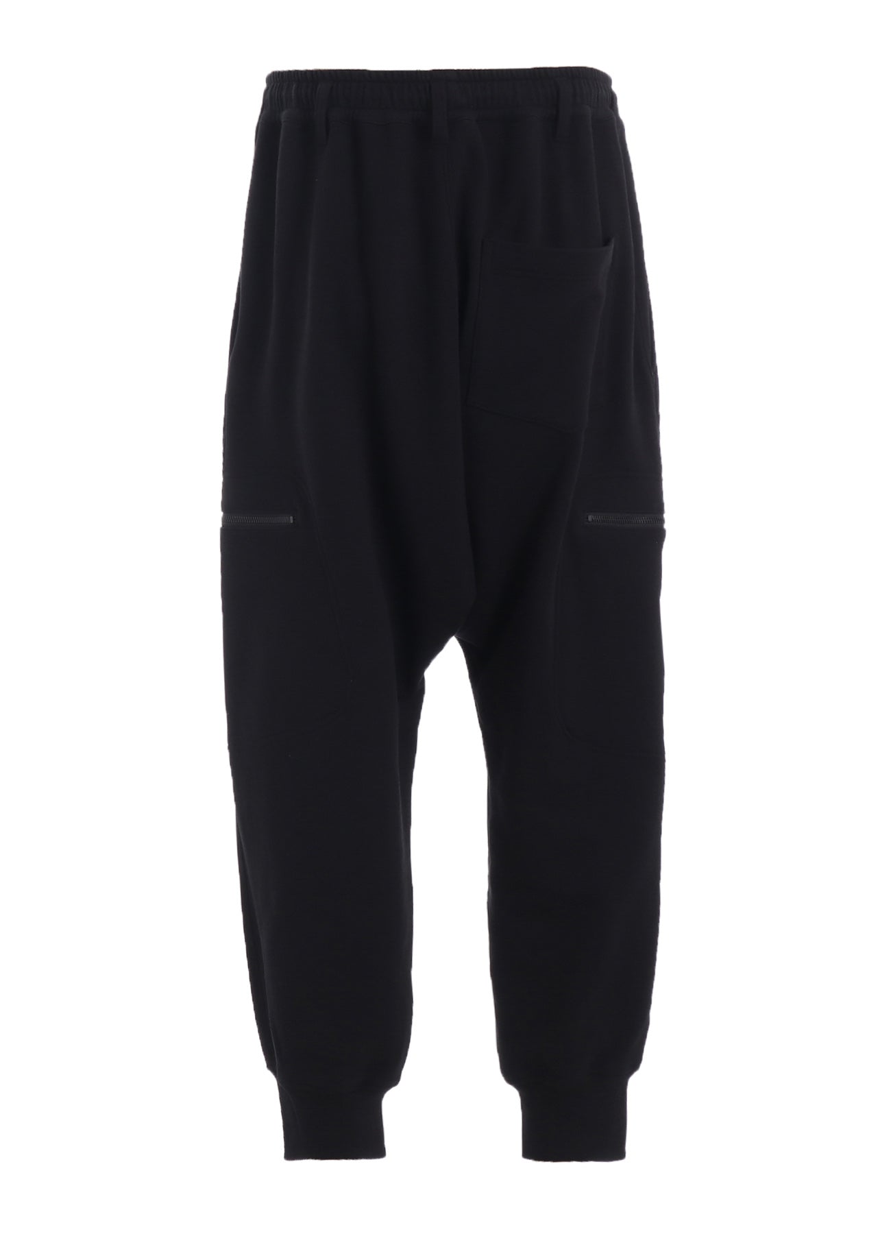 FRENCH TERRY RIBBED HEM SAROUEL PANTS