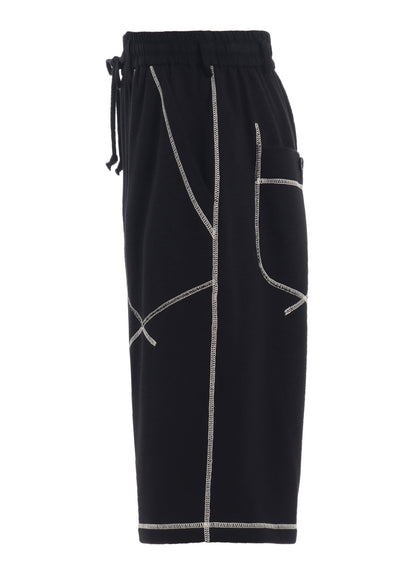 FRENCH TERRY RANDOM STITCH SAROUEL SHORTS