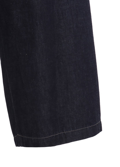 7oz TWO-TONE DENIM 5POCKET WIDE PANTS