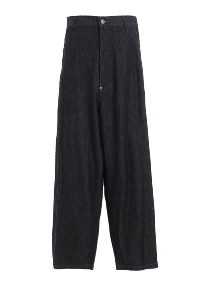 7oz TWO-TONE DENIM 5POCKET WIDE PANTS