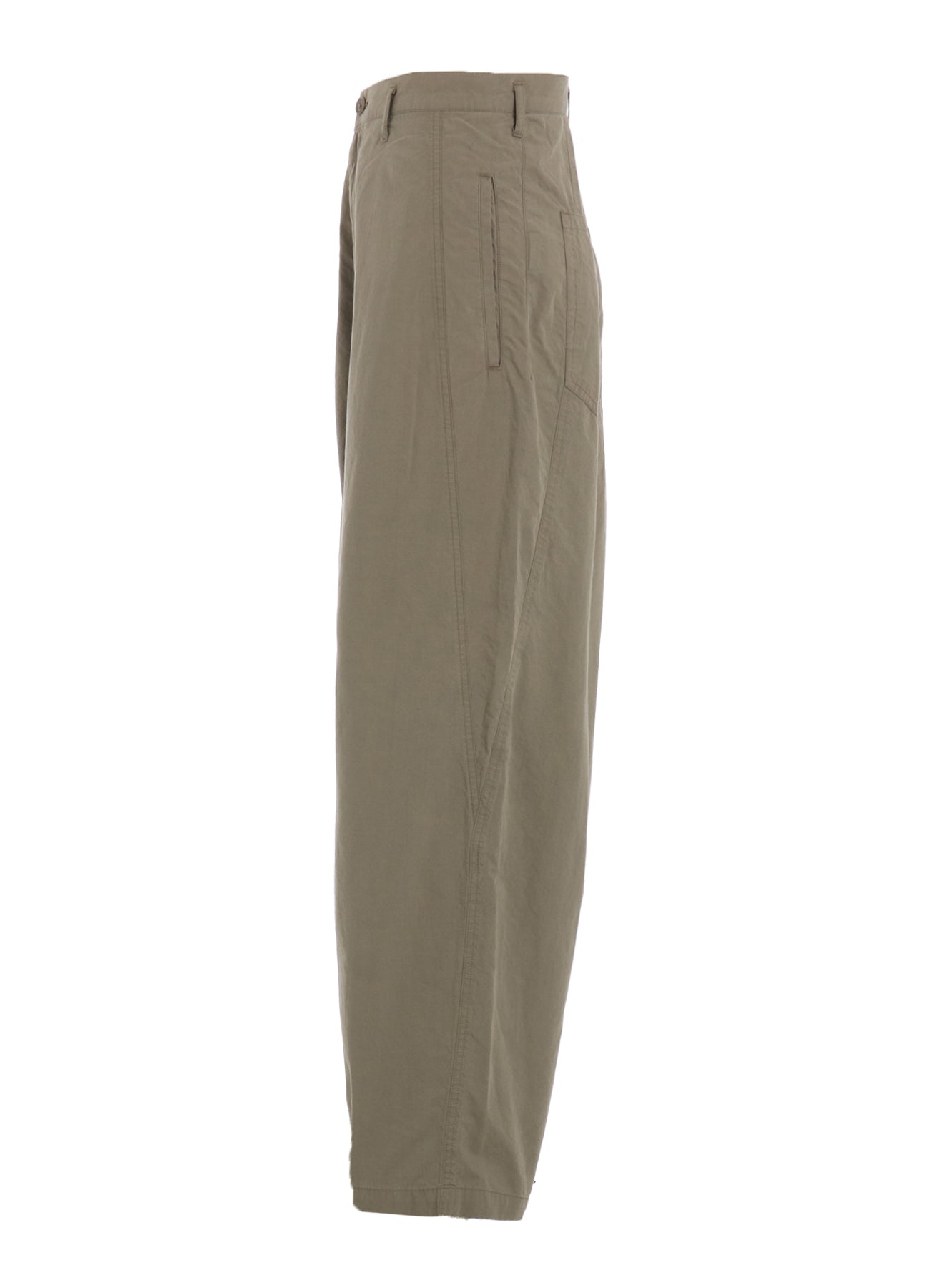 BRUSHED WASHER FINISH BROAD 5POCKET WIDE PANTS