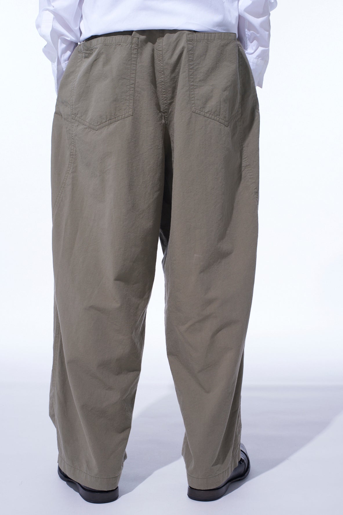 BRUSHED WASHER FINISH BROAD 5POCKET WIDE PANTS