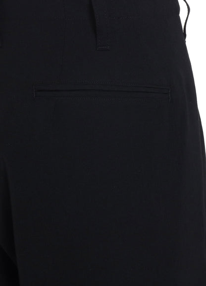 WASHER WOOL GABARDINE CUT-OUT STRIPED PANTS