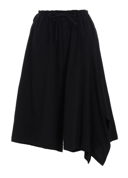 SOFT JERSEYDRAPED WIde SHORTS