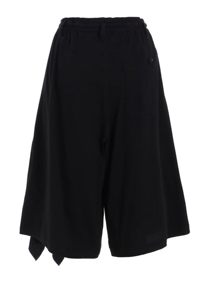 SOFT JERSEYDRAPED WIde SHORTS