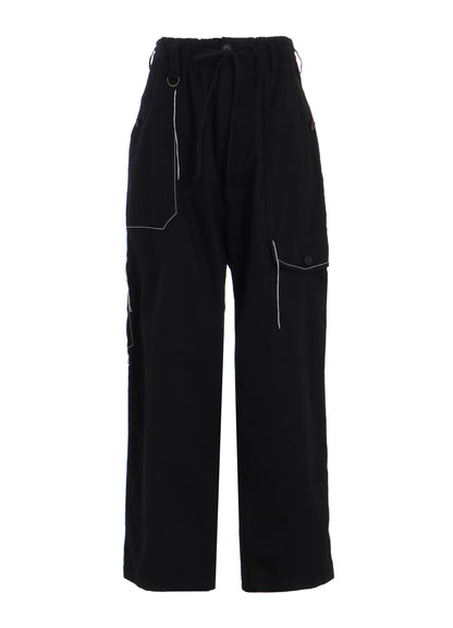 COTTON TWILL COLOR STITCHING WORK PANT