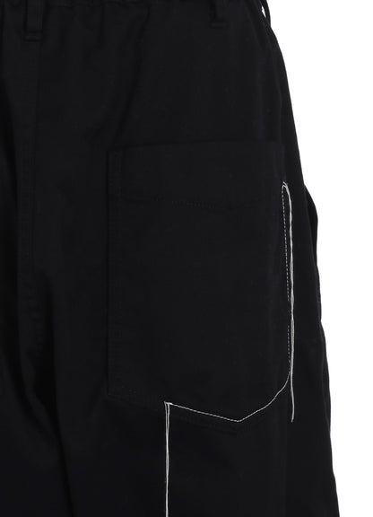 COTTON TWILL COLOR STITCHING WORK PANT
