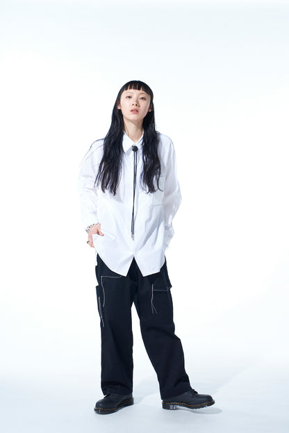 COTTON TWILL COLOR STITCHING WORK PANT