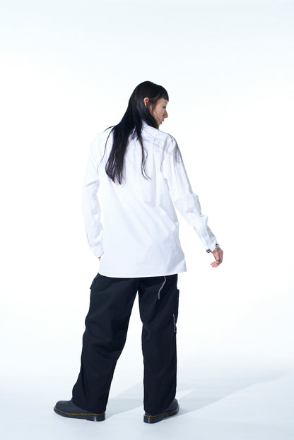 COTTON TWILL COLOR STITCHING WORK PANT