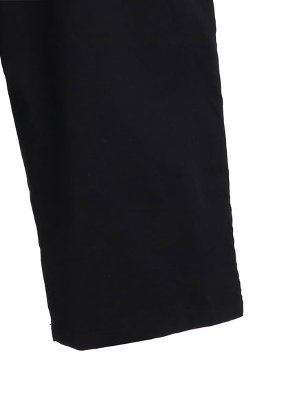 BAROQUE EMBROIDERY WAIST-STRING WIDE PANTS