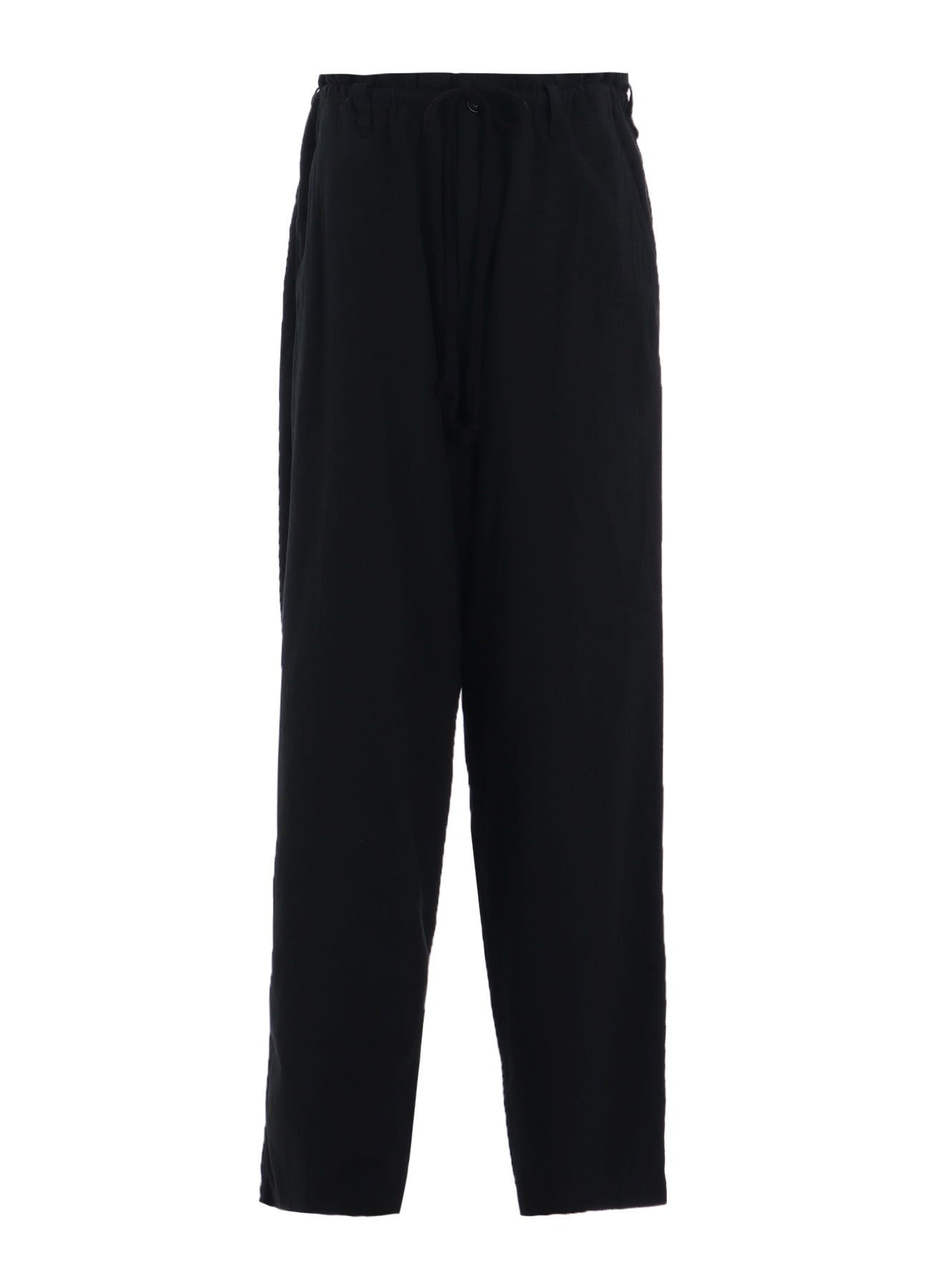 COTTON/LINEN POPLIN WAIST-STRING PANTS