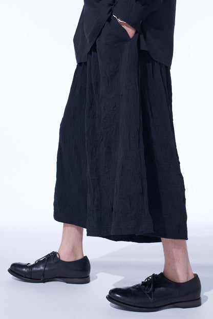 CATCH-WASHER FINISH JERSEY CULOTTE PANTS