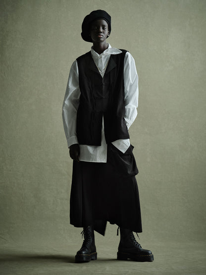 CREPE de CHINE POCKET SKIRT