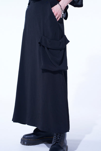 CREPE de CHINE POCKET SKIRT