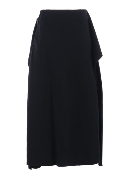 CLASSIC JERSEY TYROLEAN EMBROIDERY WRAP SKIRT