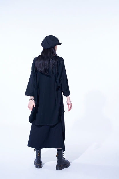 CLASSIC JERSEY TYROLEAN EMBROIDERY WRAP SKIRT