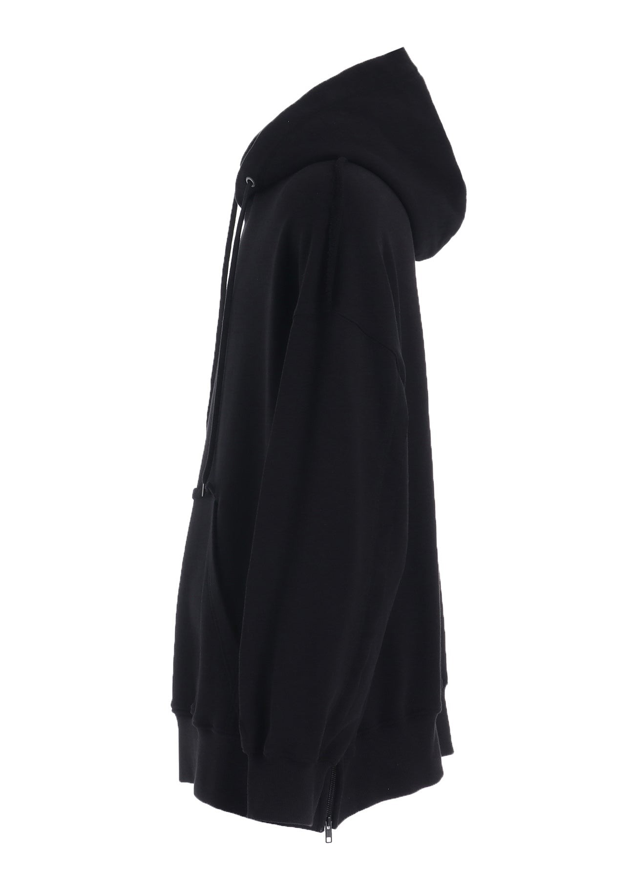 FRENCH TERRY SIDE ZIP HOODIE