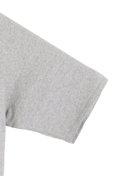 COTTON GAUZE BACK CENTER STITCH OVERSIZED RAGLAN SLEEVE T-SHIRT