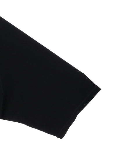 COTTON GAUZE BACK CENTER STITCH OVERSIZED RAGLAN SLEEVE T-SHIRT