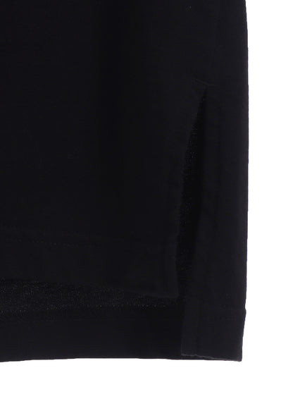 WOVEN AND JERSEY COMBINATIONS STAND COLLAR HENLEY NECK PULLOVER