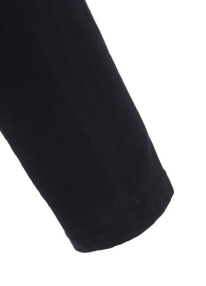 WOVEN AND JERSEY COMBINATION REGULAR COLLAR SHIRT