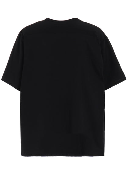 SOFT JERSEY+CREPE de CHINE POCKET T-SHIRT