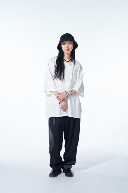 SOFT JERSEY ASYMMETRICAL SKIPPER T-SHIRT