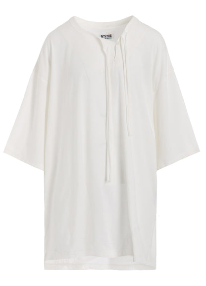 SOFT JERSEY ASYMMETRICAL SKIPPER T-SHIRT