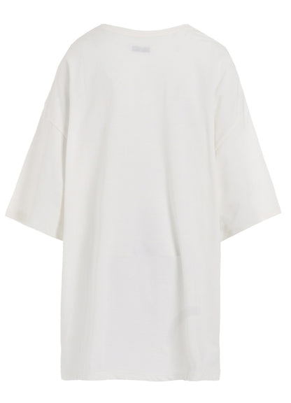SOFT JERSEY ASYMMETRICAL SKIPPER T-SHIRT