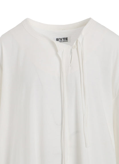 SOFT JERSEY ASYMMETRICAL SKIPPER T-SHIRT