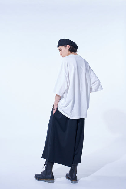 SOFT JERSEY ASYMMETRICAL SKIPPER T-SHIRT