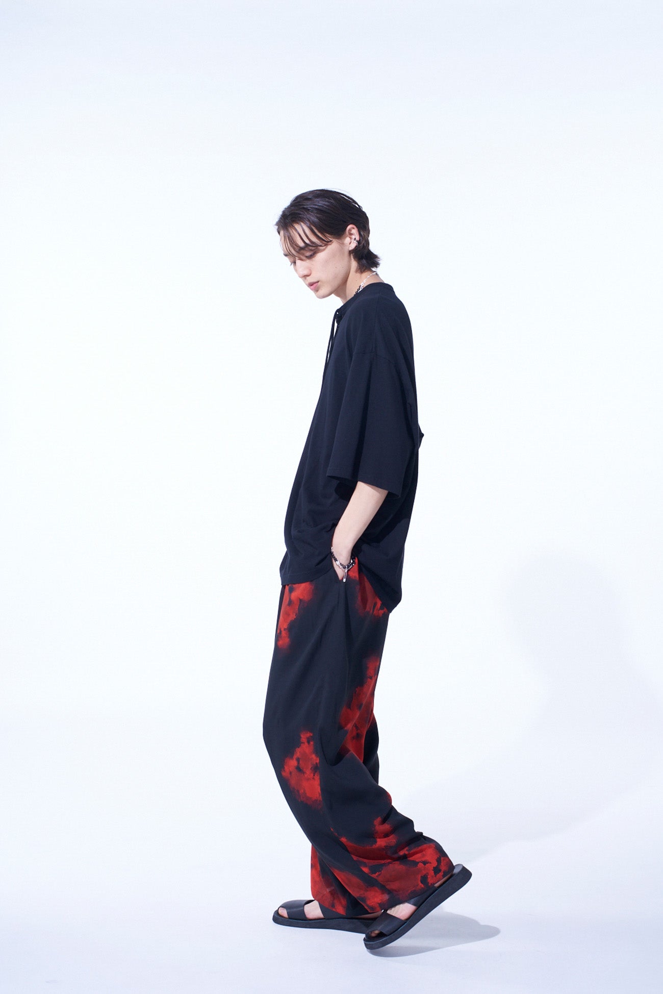 SOFT JERSEY ASYMMETRICAL SKIPPER T-SHIRT