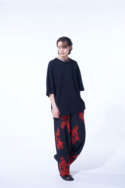 SOFT JERSEY ASYMMETRICAL SKIPPER T-SHIRT