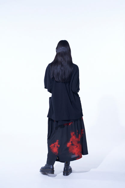 SOFT JERSEY FLAP BINdeR V-NECK CARDIGAN