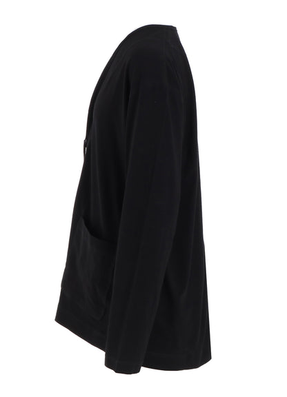 SOFT JERSEY FLAP BINdeR V-NECK CARDIGAN