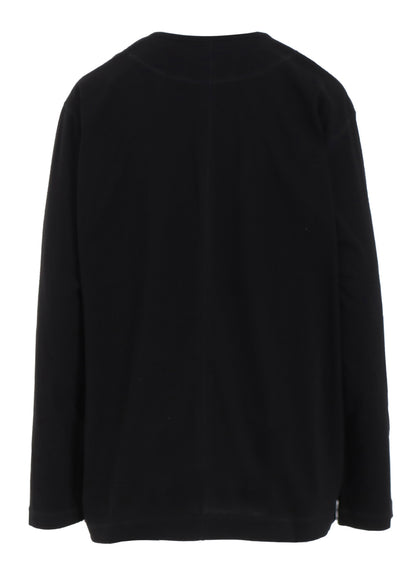 SOFT JERSEY FLAP BINdeR V-NECK CARDIGAN