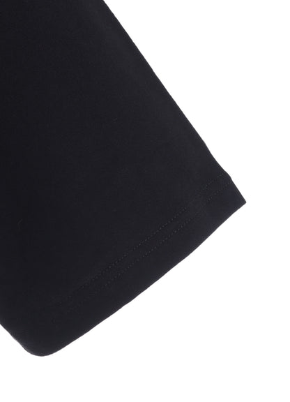 SOFT JERSEY COLOR STITCH LAYERED T-SHIRT