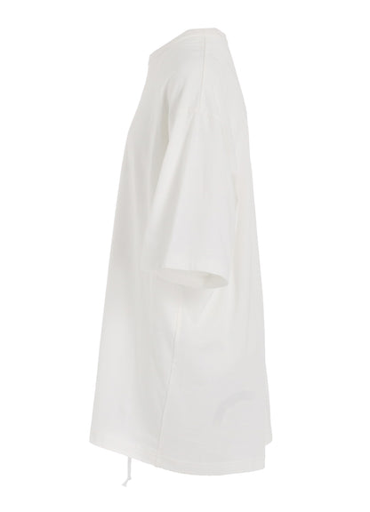 SOFT JERSEY T-SHIRT WITH GATHERED STRINGS