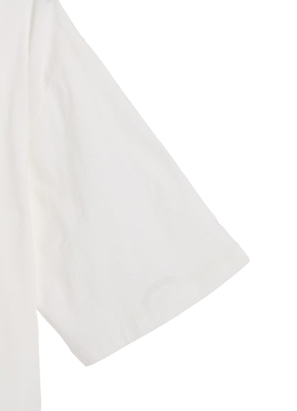 SOFT JERSEY T-SHIRT WITH GATHERED STRINGS